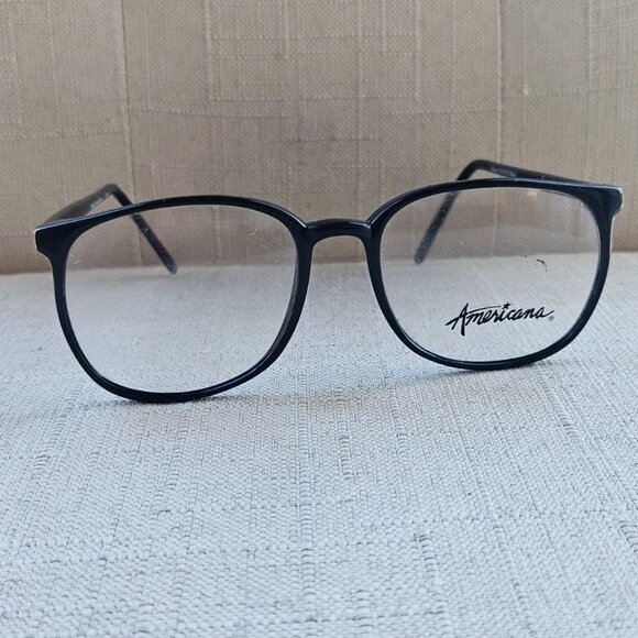 Vintage Americana Women Eyeglasses Frame Black Hoover Eyewear Glasses Old Stock - Picture 2 of 12